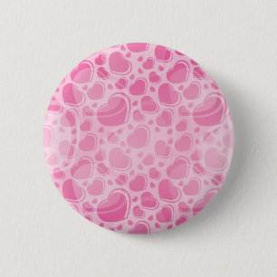 Badge Rond 5 Cm Motif de coeur