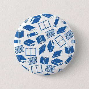 Badge Rond 5 Cm Motif de livre