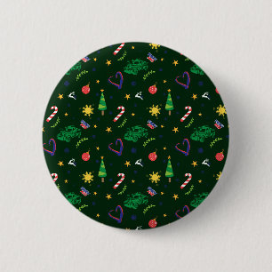 Badge Rond 5 Cm Motif de Noël philippin Pinoy Ako