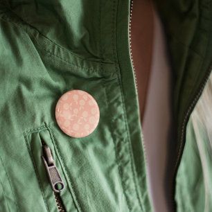 Badge Rond 5 Cm motif de pêche tangerine Abstrait