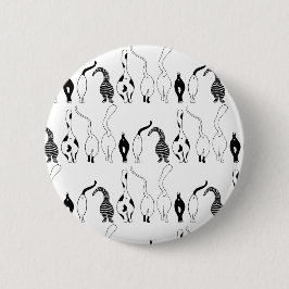 Badge Rond 5 Cm Motif des boutons de chat