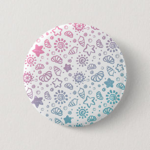 Badge Rond 5 Cm Motif d'été