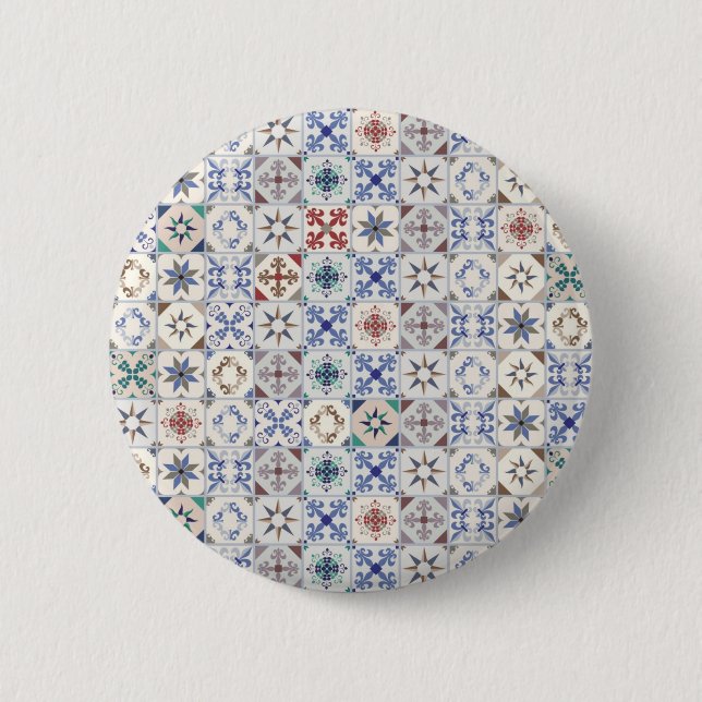 Badge Rond 5 Cm Motif en céramique (Devant)