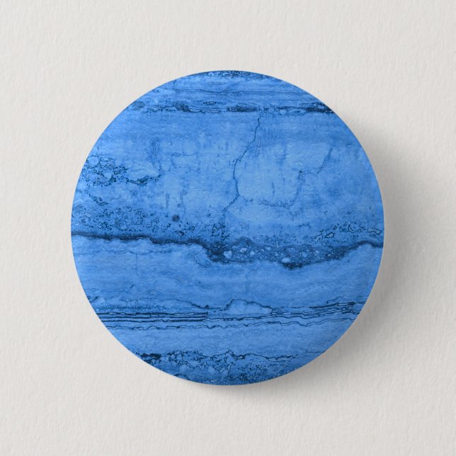 Badge Rond 5 Cm Motif en granit bleu, marbre bleu, pierre bleue (Devant)