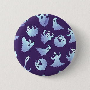 Badge Rond 5 Cm Motif fantôme
