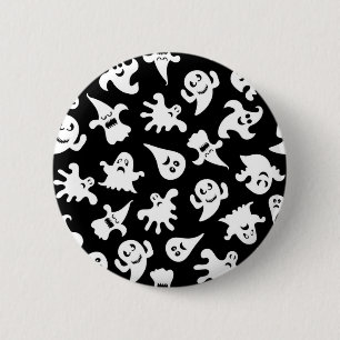 Badge Rond 5 Cm Motif fantôme