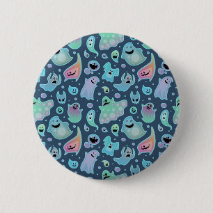 Badge Rond 5 Cm Motif fantôme