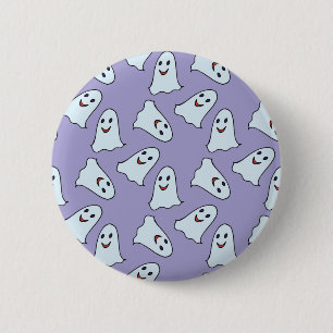 Badge Rond 5 Cm Motif fantôme
