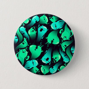 Badge Rond 5 Cm Motif fantôme