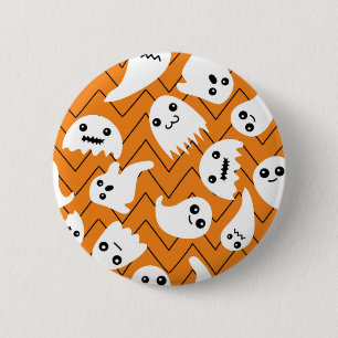 Badge Rond 5 Cm Motif fantôme