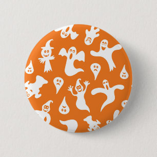 Badge Rond 5 Cm Motif fantôme