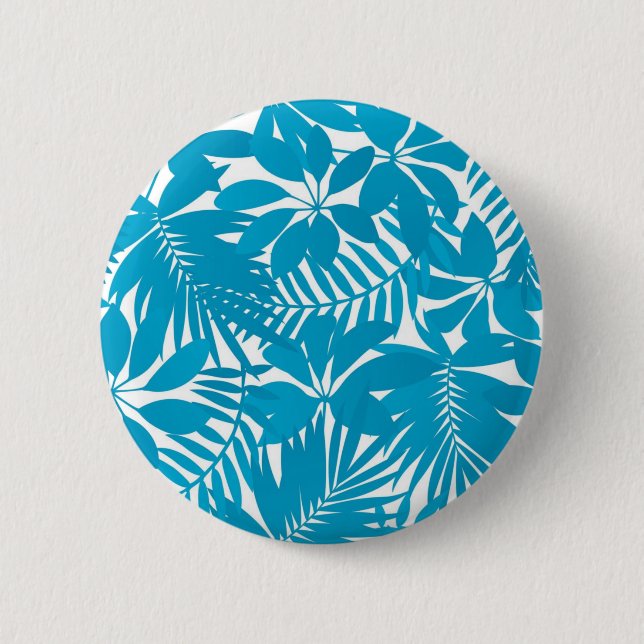 Badge Rond 5 Cm motif feuille (Devant)
