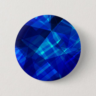 Badge Rond 5 Cm Motif géométrique de glace bleue fraîche