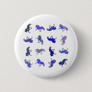 Badge Rond 5 Cm Motif islandais