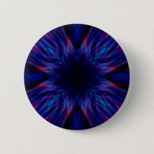Badge Rond 5 Cm motif mauve et bleu