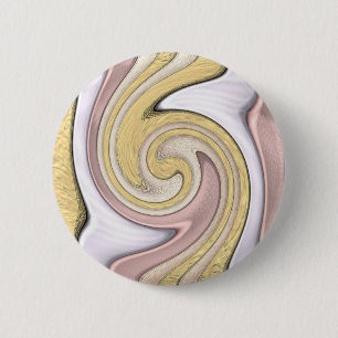 Badge Rond 5 Cm Motif métallique avec brillance