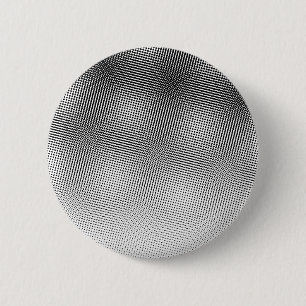 Badge Rond 5 Cm Motif moiré noir et blanc artistique