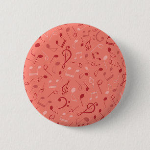 Badge Rond 5 Cm Motif musical