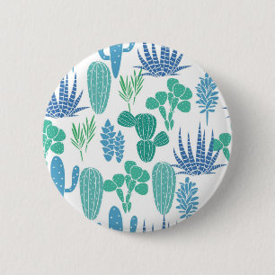 Badge Rond 5 Cm motif plante