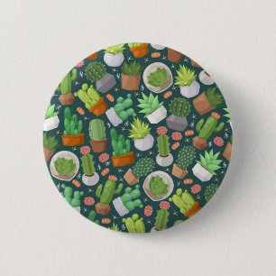 Badge Rond 5 Cm motif plante