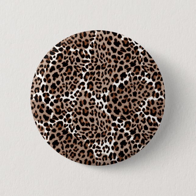 Badge Rond 5 Cm motif poster de animal (Devant)