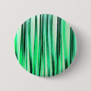 Badge Rond 5 Cm Motif rayé Sérénité Turquoise