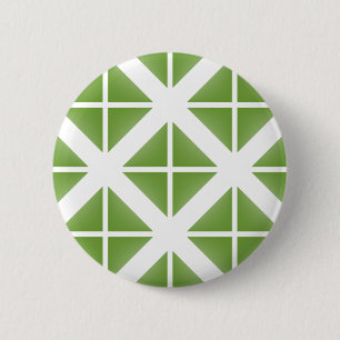 Badge Rond 5 Cm Motif triangle vert tendance