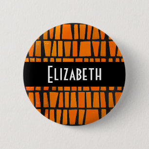 Badge Rond 5 Cm Motif tribal africain personnalisé