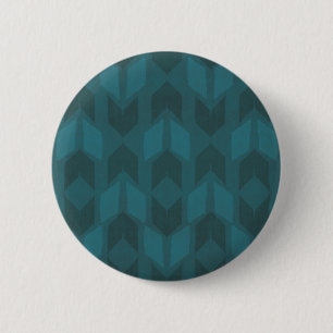Badge Rond 5 Cm Motif turquoise de Geo d'obscurité extérieure