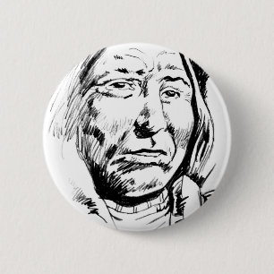 Badge Rond 5 Cm Motivation du croquis en chef indien