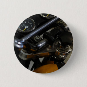 Badge Rond 5 Cm Motocyclette Moto Motard Cavalier