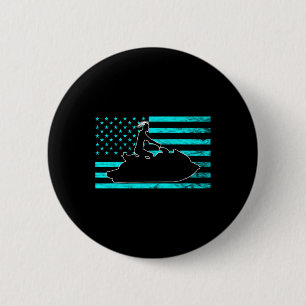Badge Rond 5 Cm Motomarine Ski Nautique Motomarine Américain Etats