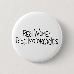 Badge Rond 5 Cm Motos de tour de vraies femmes