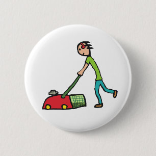 Badge Rond 5 Cm Moulage de pelouse