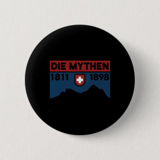 Badge Rond 5 Cm Mount Grosser Mythen Hike Mountain Biking Swiss Hi