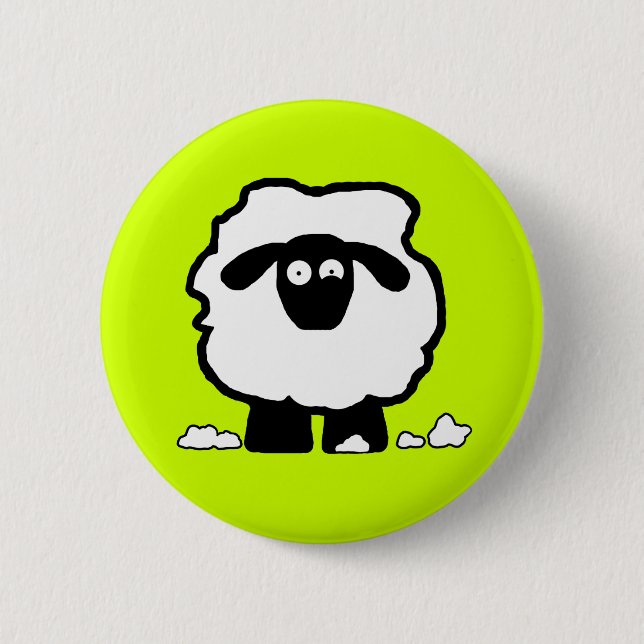 Badge Rond 5 Cm Moutons soumis à une contrainte (Devant)