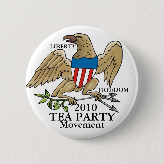 BADGE ROND 5 CM MOUVEMENT DE THÉ (Devant)