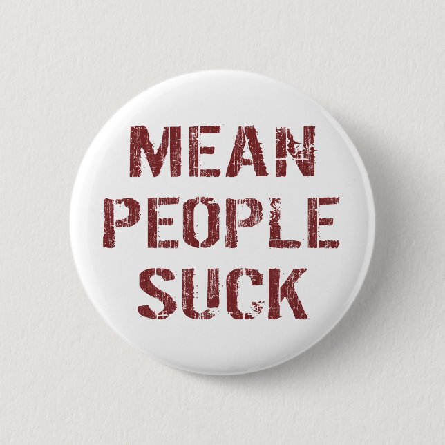 Badge Rond 5 Cm Moyenne Des Gens Suck (Devant)