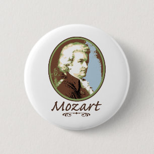 Badge Rond 5 Cm Mozart