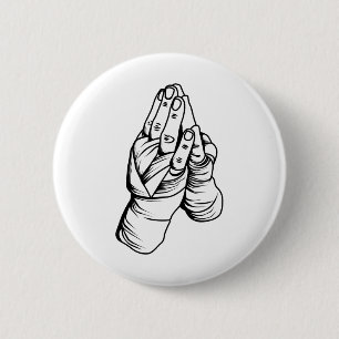 Badge Rond 5 Cm Muay Thai Martial Arts Combat Boxe Sport