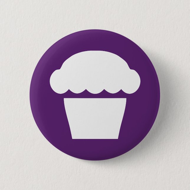 Badge Rond 5 Cm muffin simple cupcake (Devant)