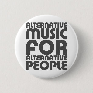 Badge Rond 5 Cm Musique alternative 4 personnes alternatives -