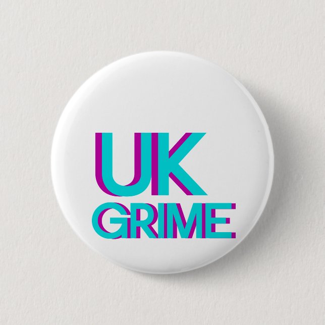 Badge Rond 5 Cm musique britannique de crasse (Devant)