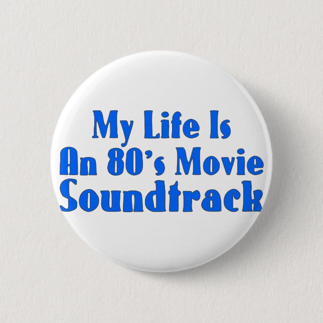 Badge Rond 5 Cm Musique des années 80 (Devant)