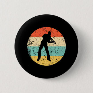Badge Rond 5 Cm Musique violon