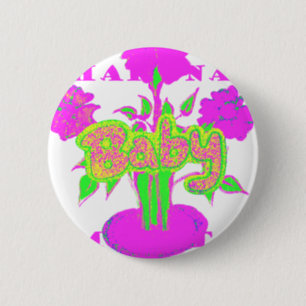 Badge Rond 5 Cm My Baby Hakuna Matata