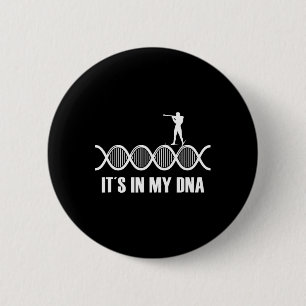 Badge Rond 5 Cm My Dna Biathlon empreintes digitales Ski Slogan Ti
