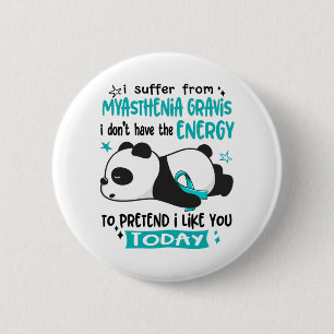Badge Rond 5 Cm Myasthenia Gravis Sensibilisation Mois Ribbon Cade