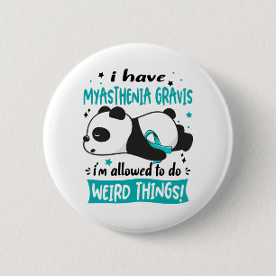 Badge Rond 5 Cm Myasthenia Gravis Sensibilisation Mois Ribbon Cade