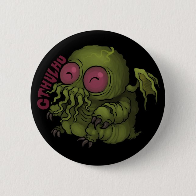 Badge Rond 5 Cm MYTHOS - Cthulhu (Devant)